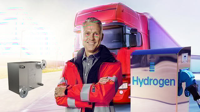 estación repostaje hidrógeno para camiones HyBloc